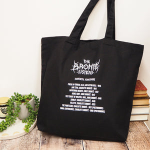 The Brontë Sisters Metal Band Tote Bag