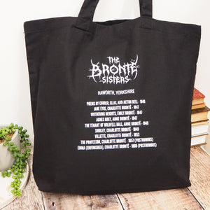 The Brontë Sisters Metal Band Tote Bag