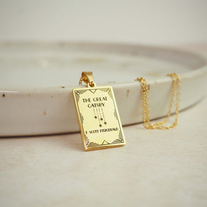 The Great Gatsby Book Necklace