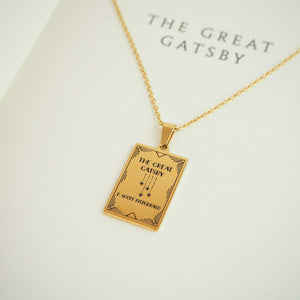 The Great Gatsby Book Necklace