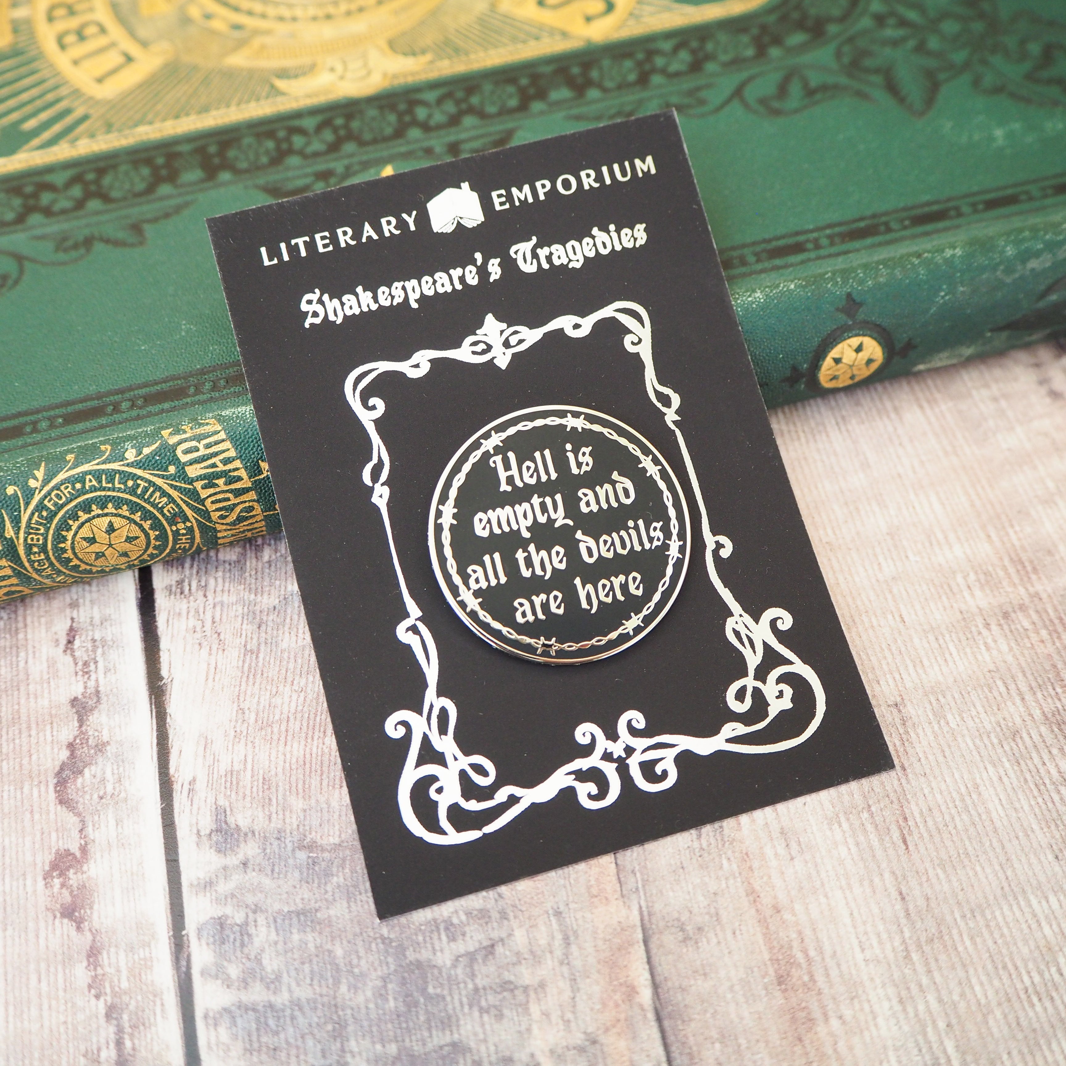 The Tempest Enamel Pin - Shakespeare's Tragedies Collection