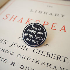 The Tempest Enamel Pin - Shakespeare's Tragedies Collection