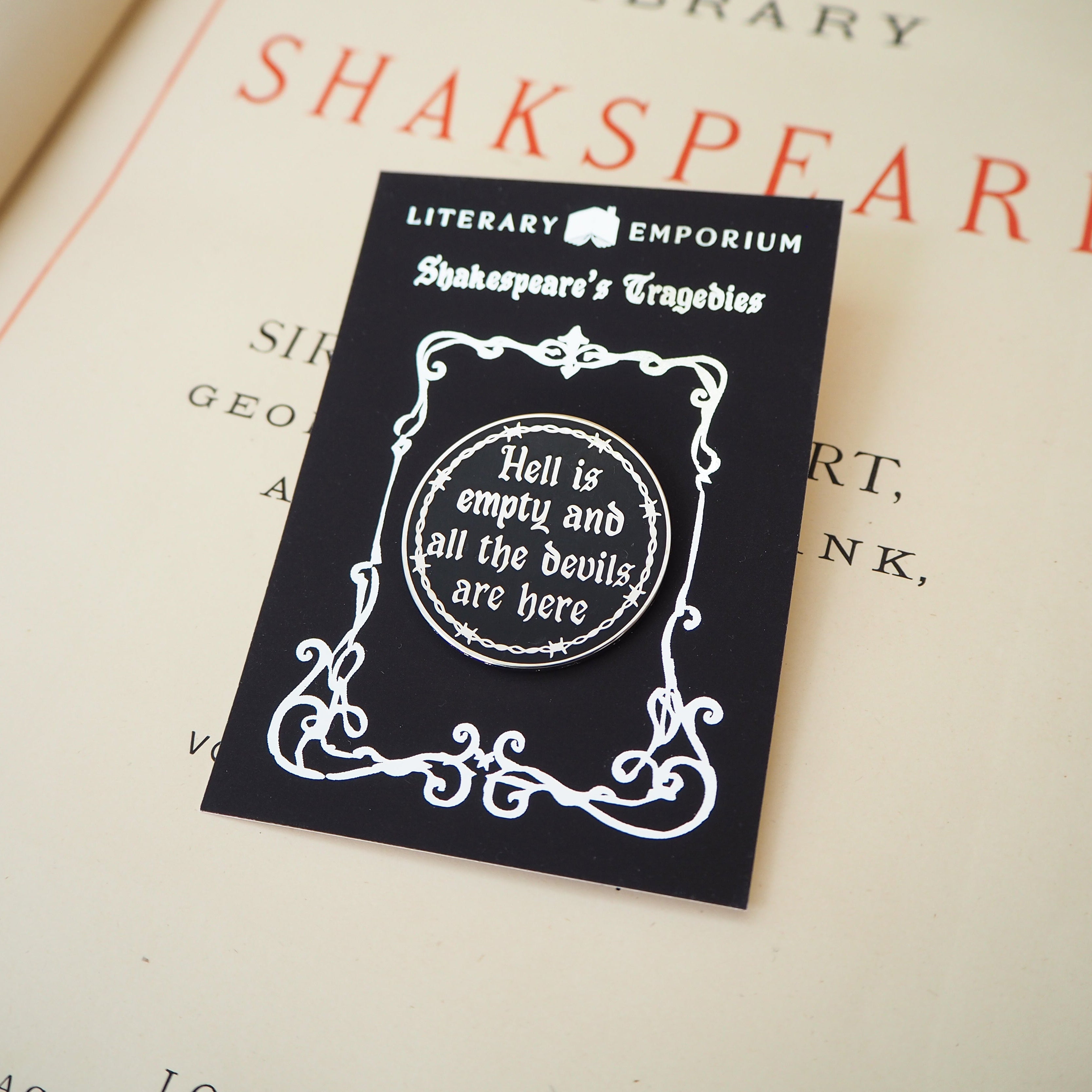 The Tempest Enamel Pin - Shakespeare's Tragedies Collection