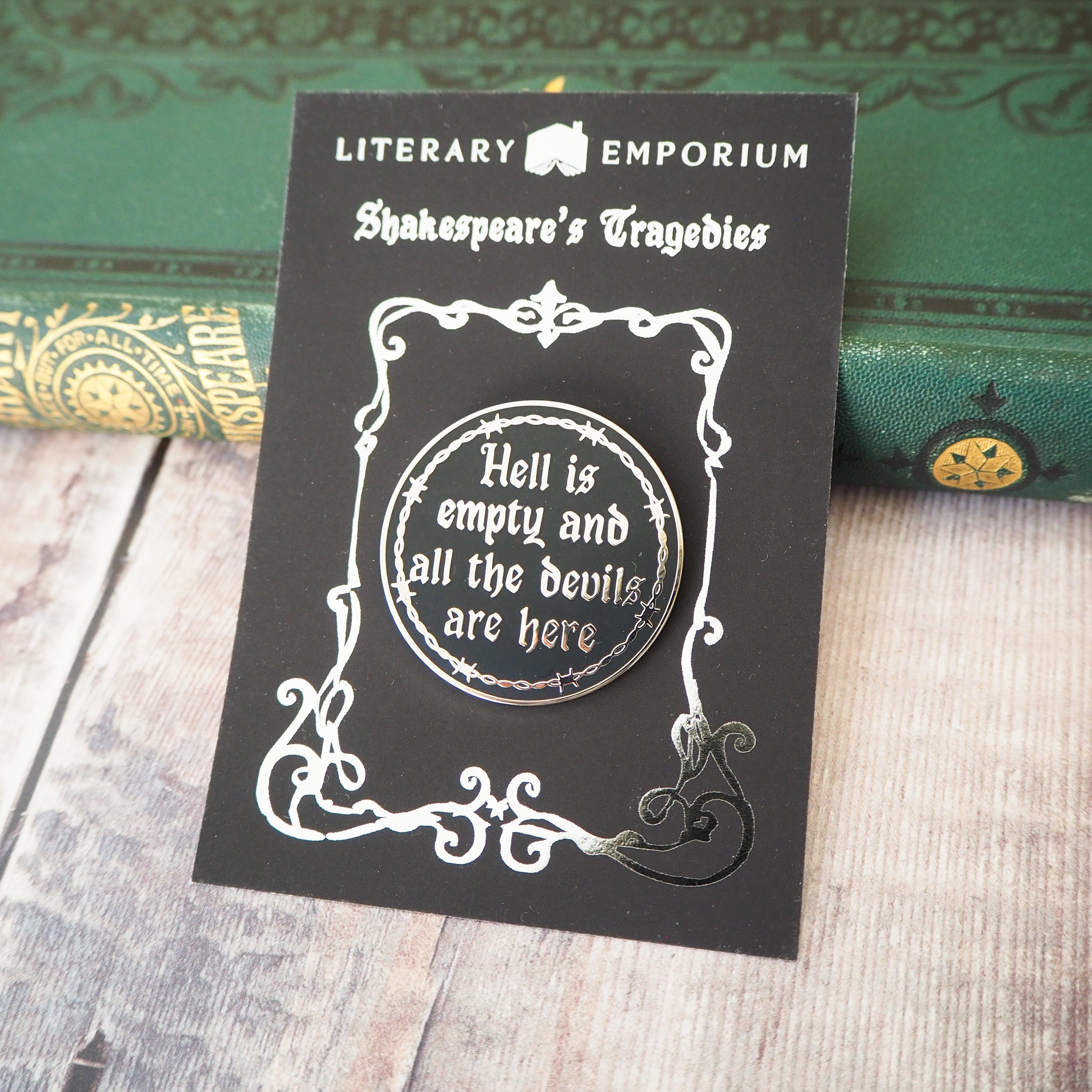 The Tempest Enamel Pin - Shakespeare's Tragedies Collection
