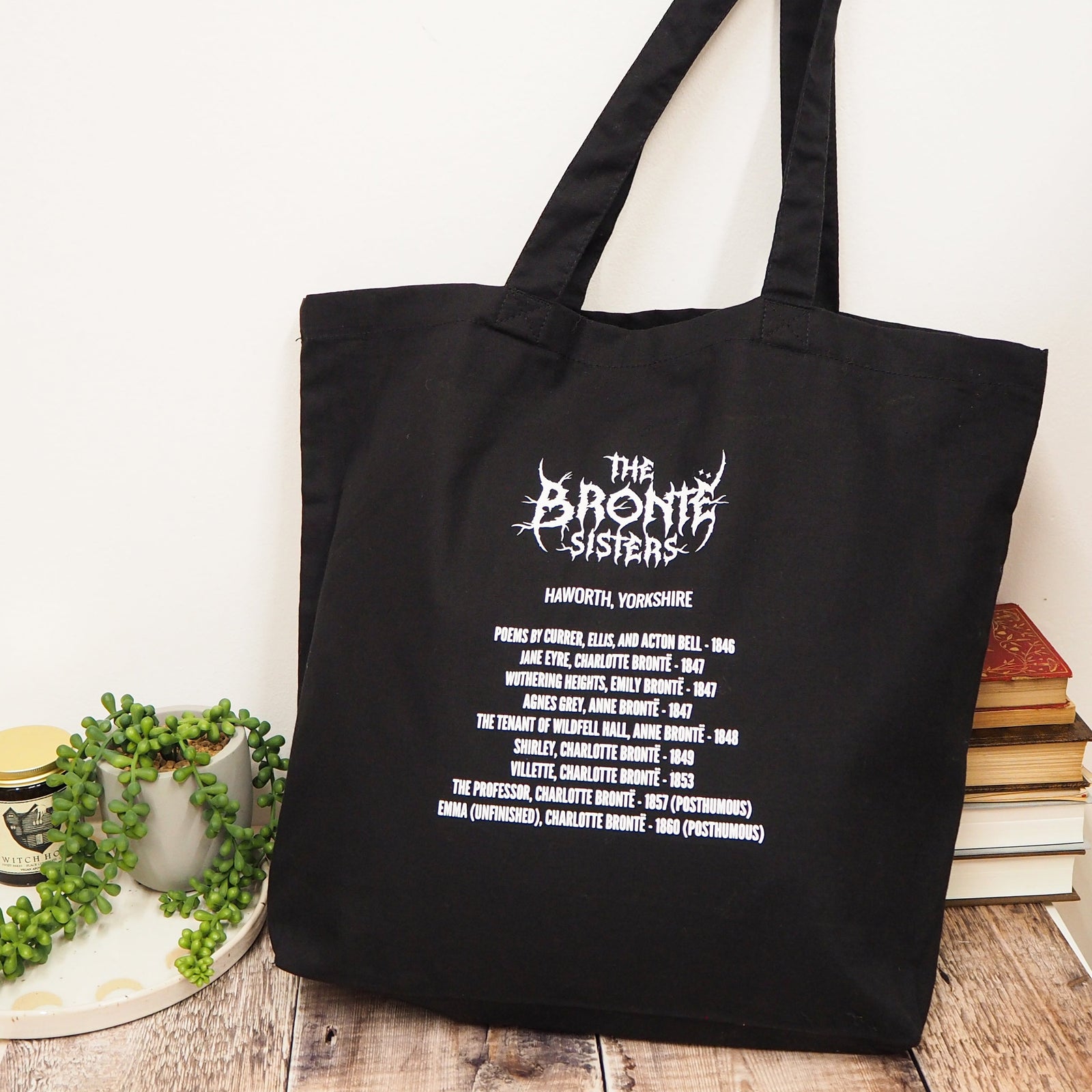 The Brontë Sisters Metal Band Tote Bag