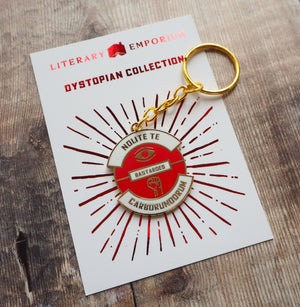 Nolite Te Bastardes Carborundorum Keyring - Dystopian Collection - Literary Emporium 