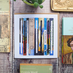 Virginia Woolf Book Spines Greetings Card