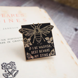 Katherina The Taming of the Shrew Enamel Pin - Shakespeare's Heroines Collection