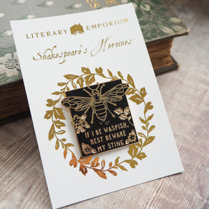 Katherina The Taming of the Shrew Enamel Pin - Shakespeare's Heroines Collection