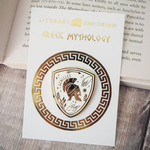 Achilles Enamel Pin – Greek Mythology Collection