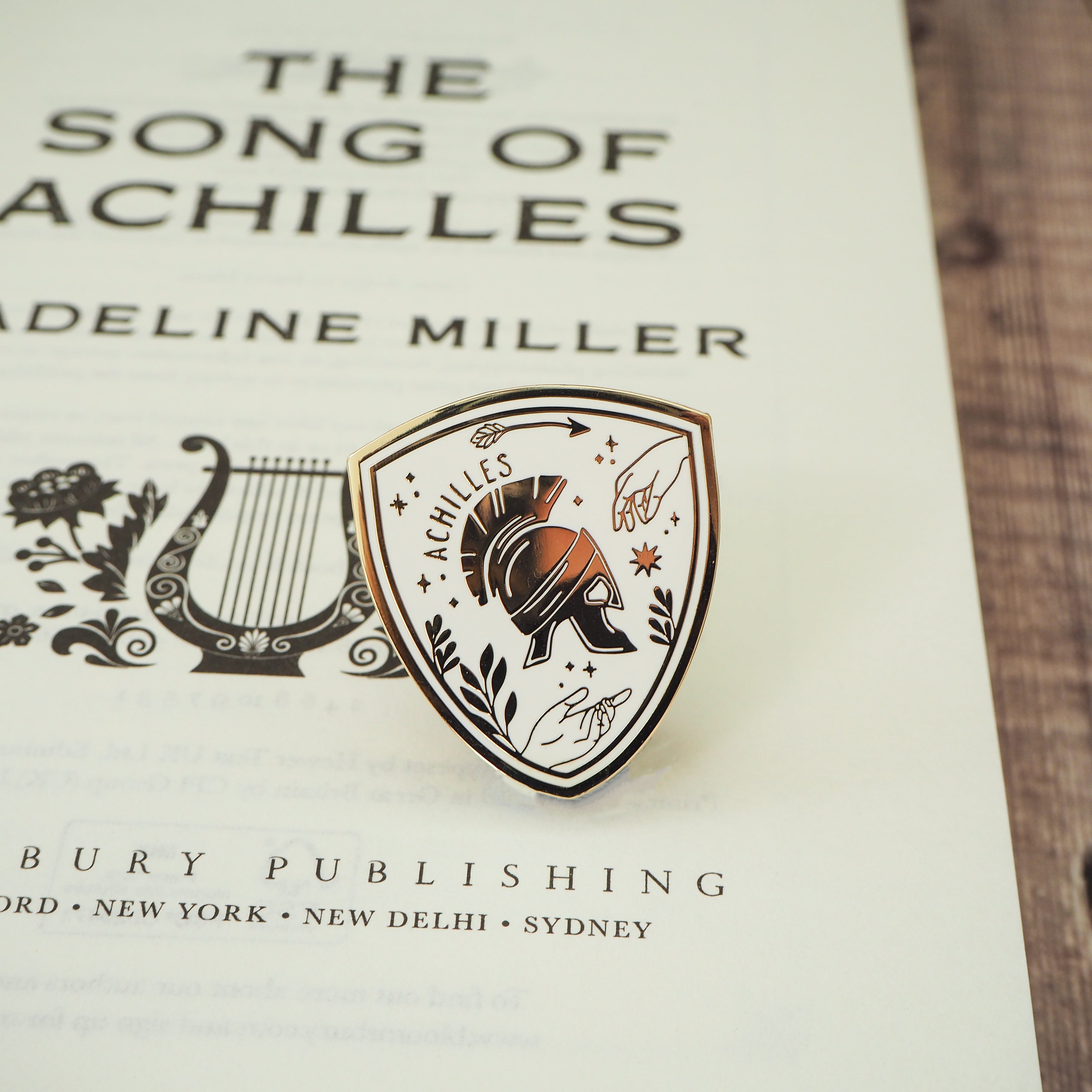 Achilles Enamel Pin – Greek Mythology Collection