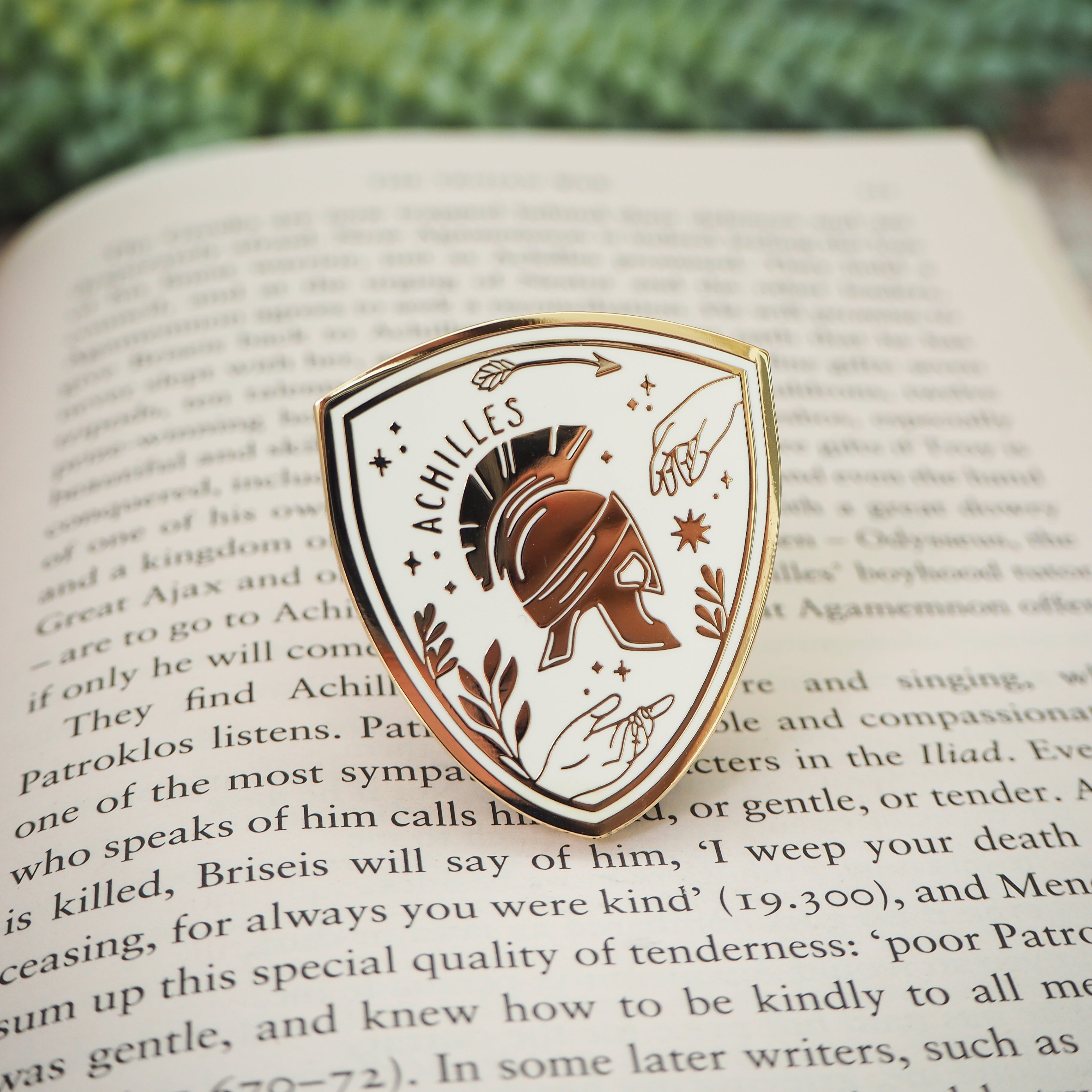 Achilles Enamel Pin – Greek Mythology Collection