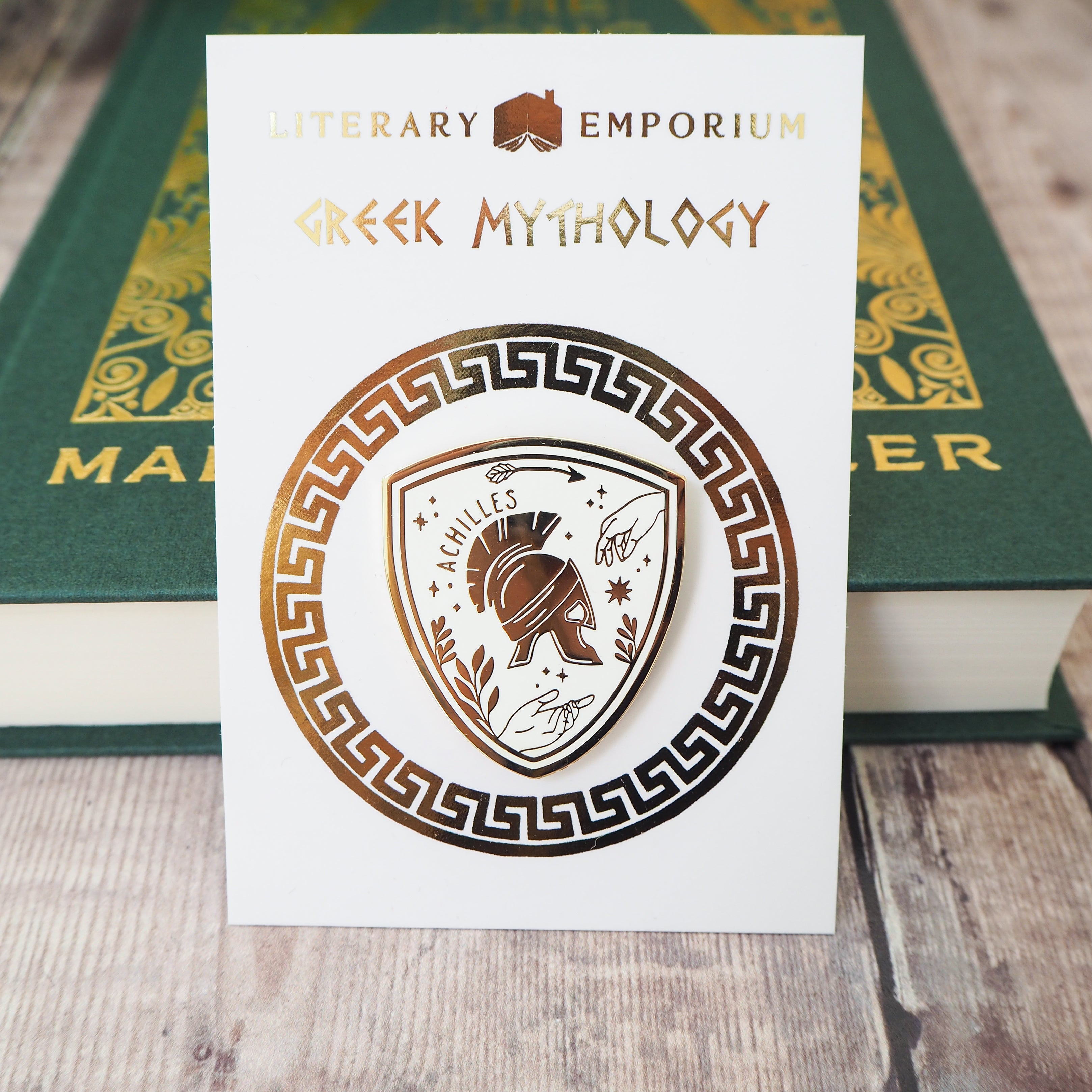 Achilles Enamel Pin – Greek Mythology Collection
