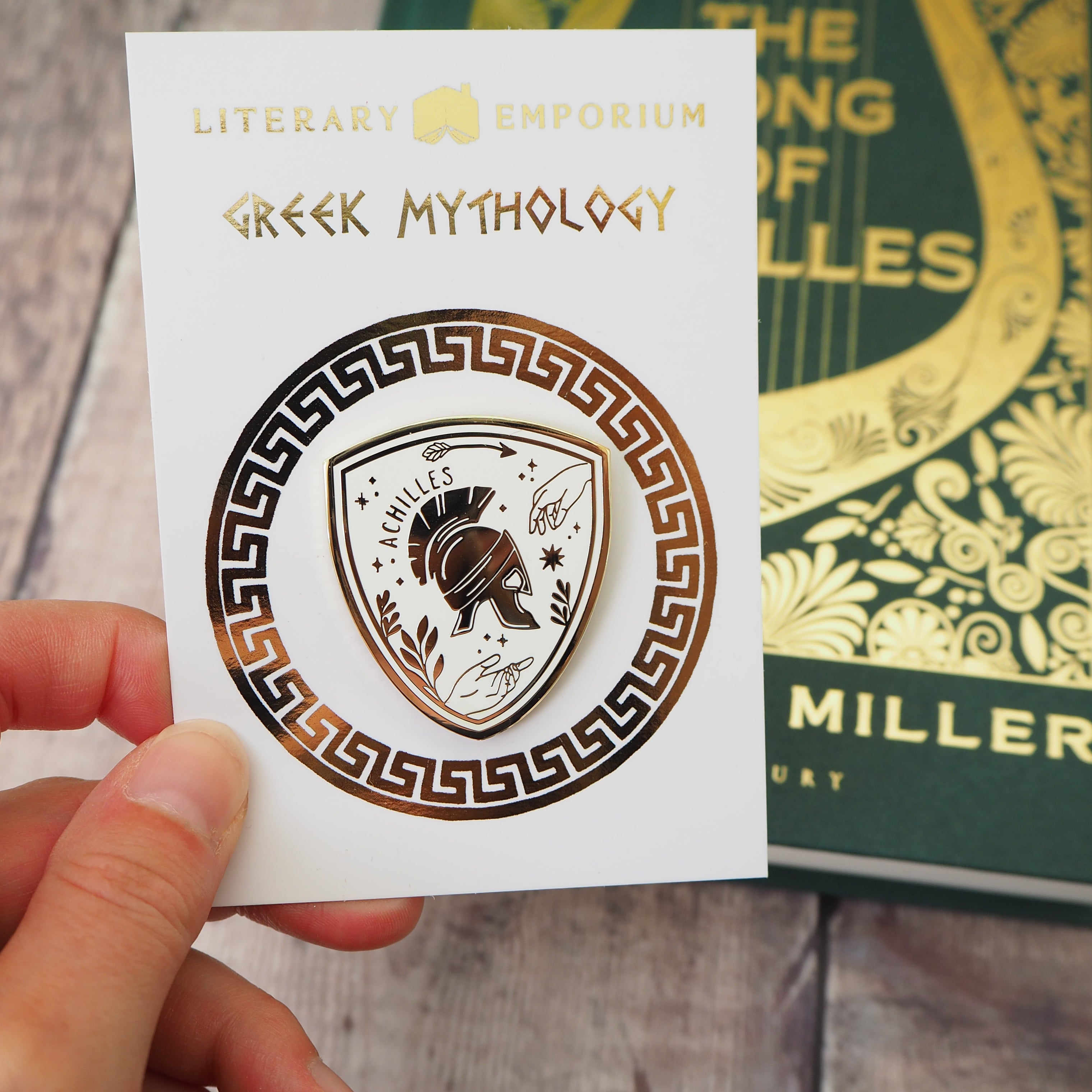 Achilles Enamel Pin – Greek Mythology Collection