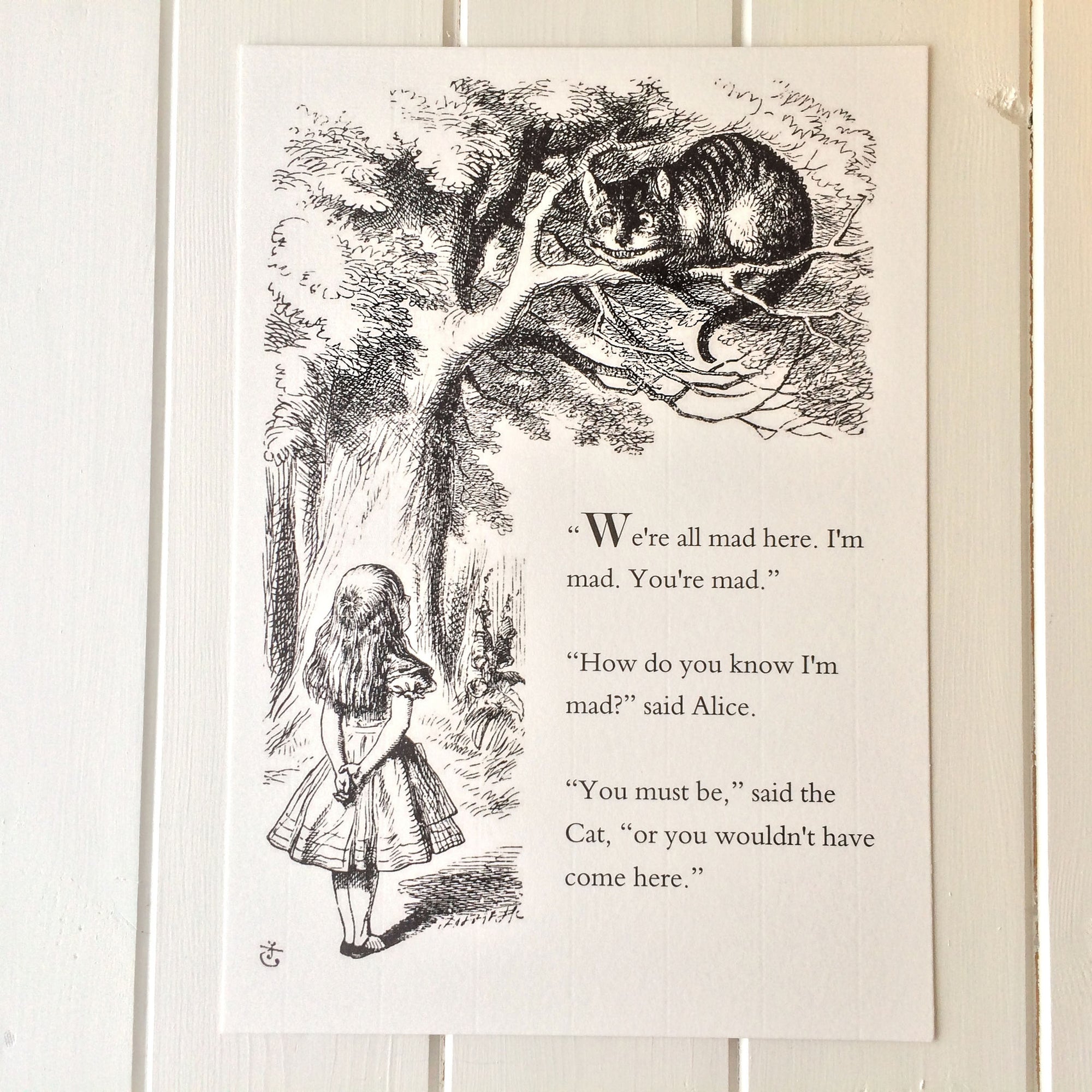 Alice In Wonderland Print - Literary Emporium 