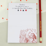 Alice in Wonderland Notepad - Literary Emporium 