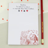 Alice in Wonderland Notepad - Literary Emporium 