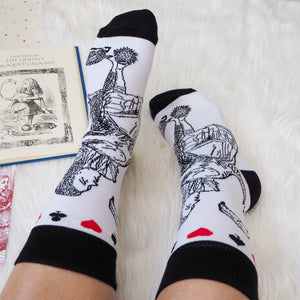 Alice in Wonderland Socks - Literary Emporium 