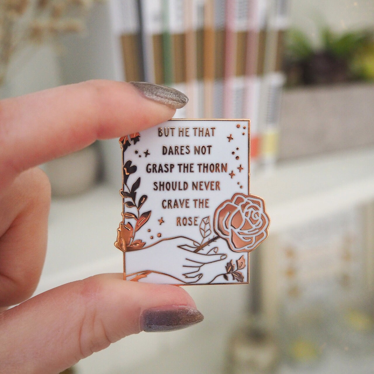 Anne Brontë Enamel Pin - Women Poets Collection - Literary Emporium 