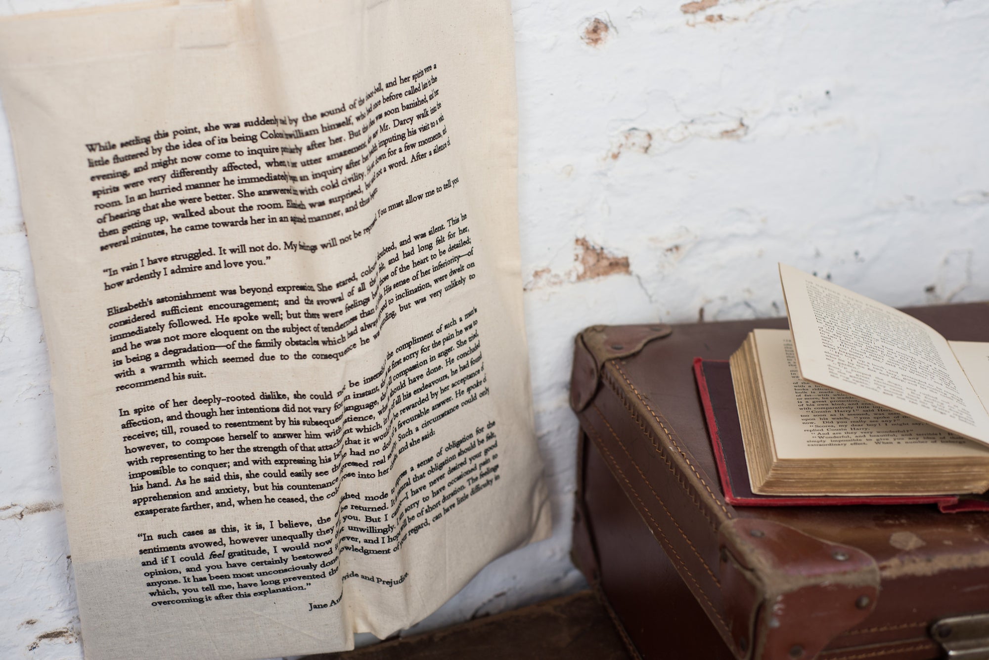 Pride And Prejudice Cotton Tote Bag - Literary Emporium 