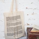 Pride And Prejudice Cotton Tote Bag - Literary Emporium 
