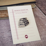 'I Like Big Books' Enamel Pin - Literary Emporium 