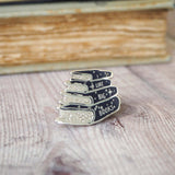 'I Like Big Books' Enamel Pin - Literary Emporium 