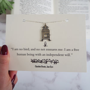 Jane Eyre Birdcage Necklace - Literary Emporium 