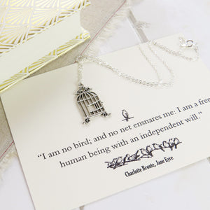 Jane Eyre Birdcage Necklace - Literary Emporium 