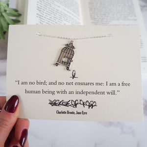 Jane Eyre Birdcage Necklace - Literary Emporium 