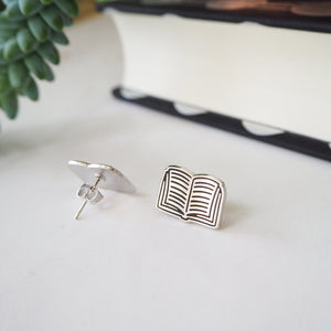 Book Stud Earrings - Literary Emporium 