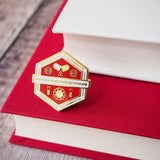 Brave New World Enamel Pin - Dystopian Collection