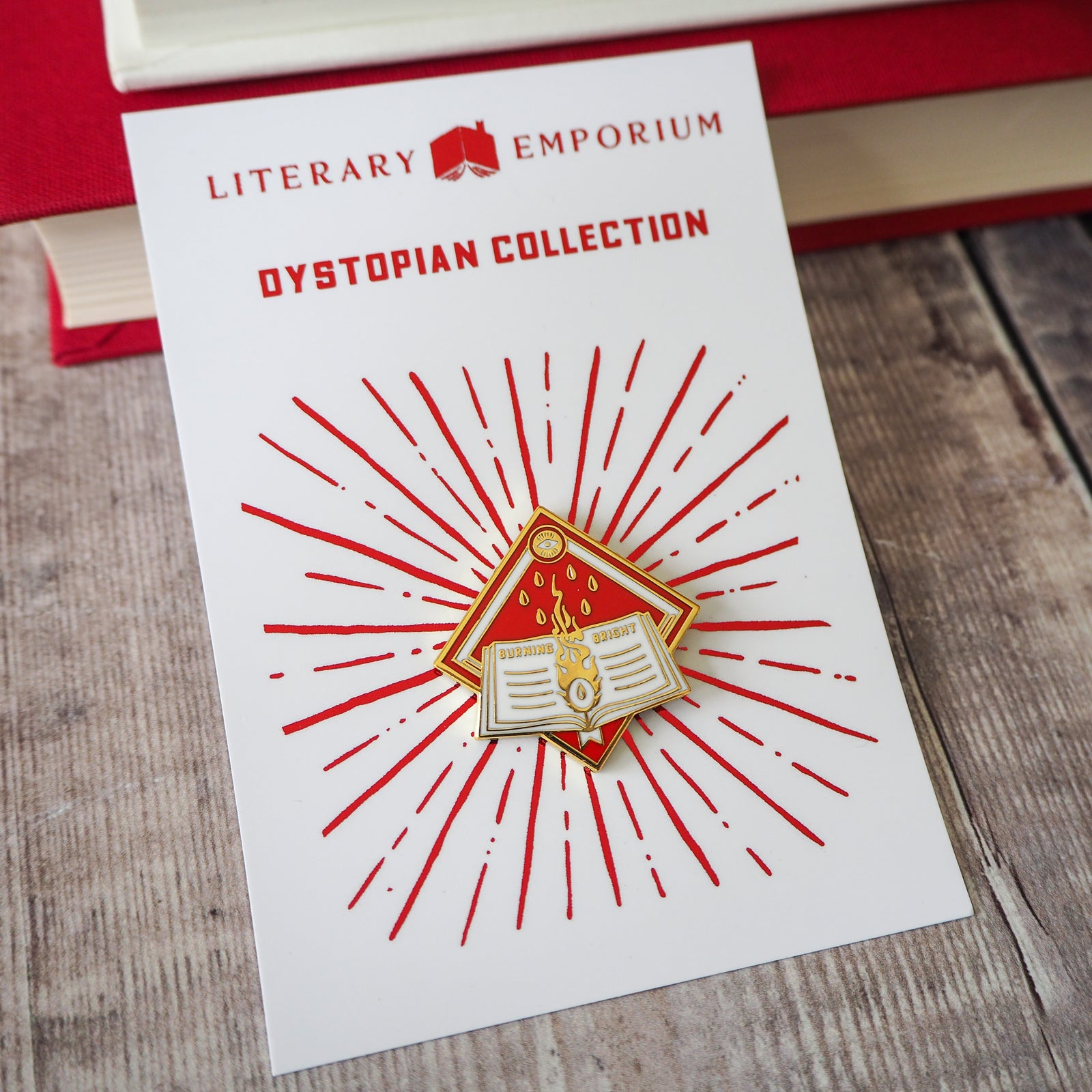 Burning Bright Enamel Pin - Dystopian Collection