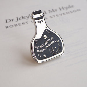 Dr Jekyll and Mr Hyde Enamel Pin - Gothic Literature Collection