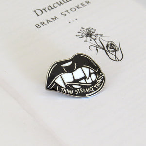 Dracula Enamel Pin - Gothic Literature Collection - Literary Emporium 