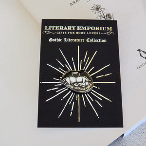 Dracula Enamel Pin - Gothic Literature Collection - Literary Emporium 