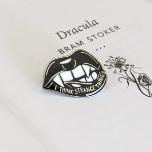 Dracula Enamel Pin - Gothic Literature Collection - Literary Emporium 