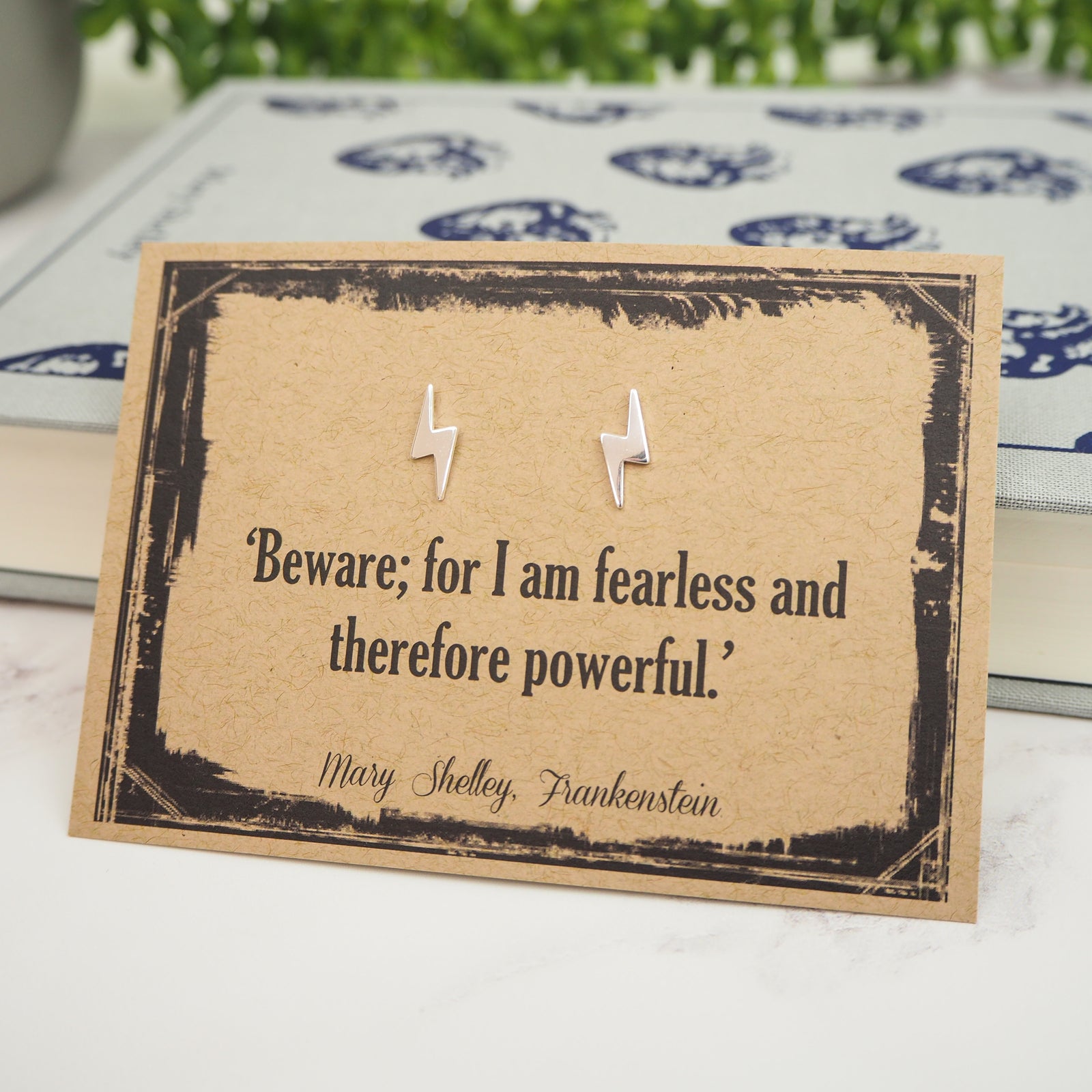 Frankenstein Lightning Bolt Earrings