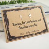 Frankenstein Lightning Bolt Earrings