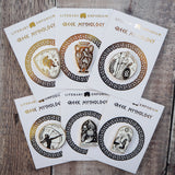 Greek Mythology Enamel Pin Set