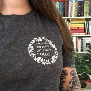 Hermia 'Little But Fierce' T-Shirt - Shakespeare's Heroines Collection - Literary Emporium 