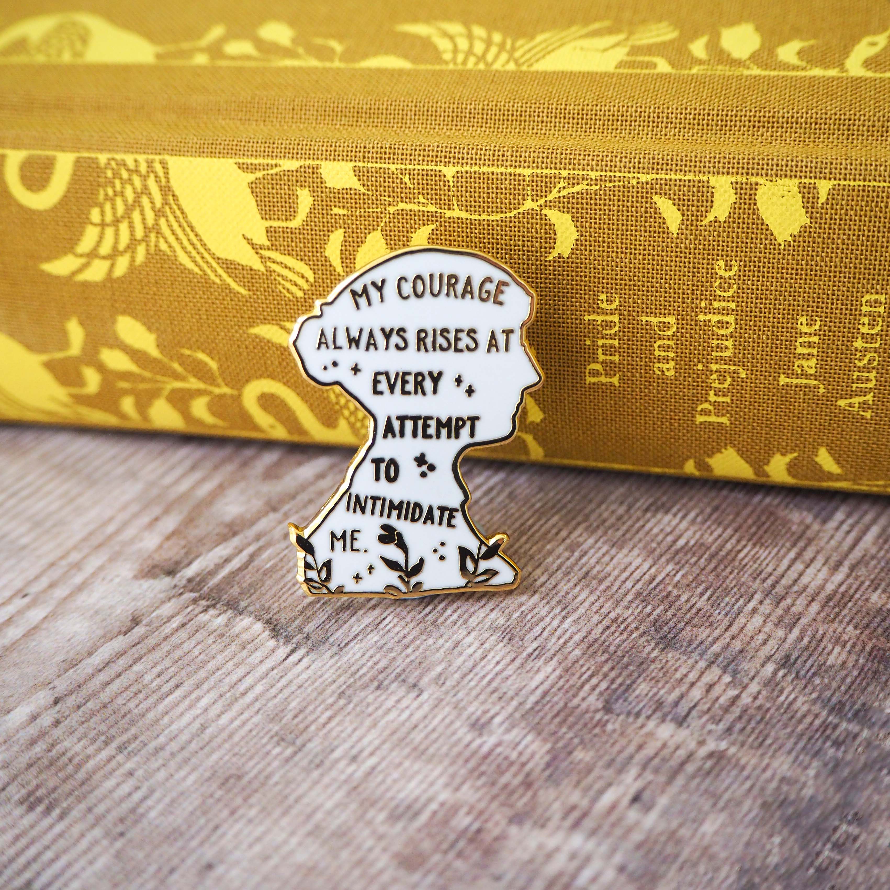 Pride & Prejudice Enamel Pin - Jane Austen - Literary Emporium 