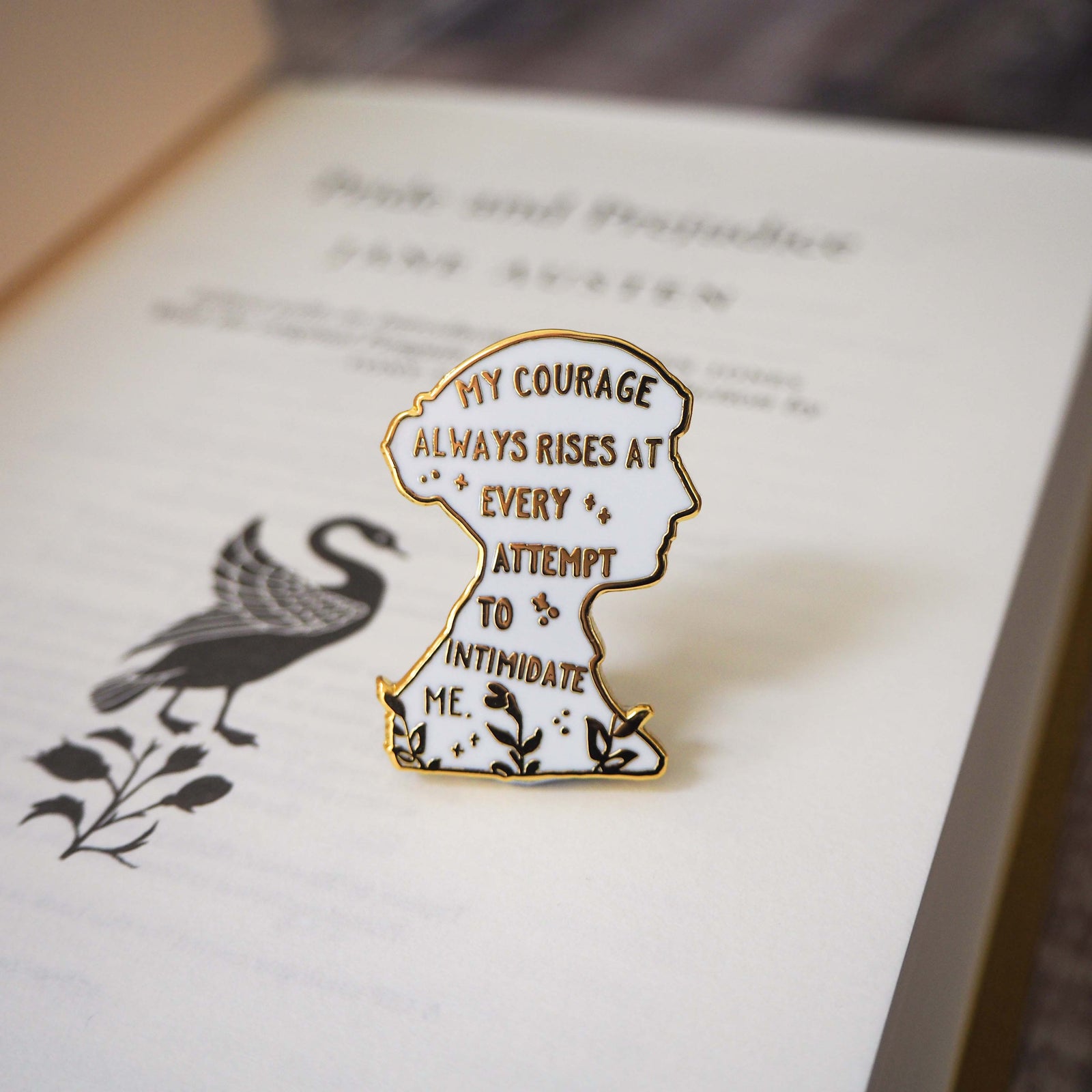 Pride & Prejudice Enamel Pin - Jane Austen - Literary Emporium 