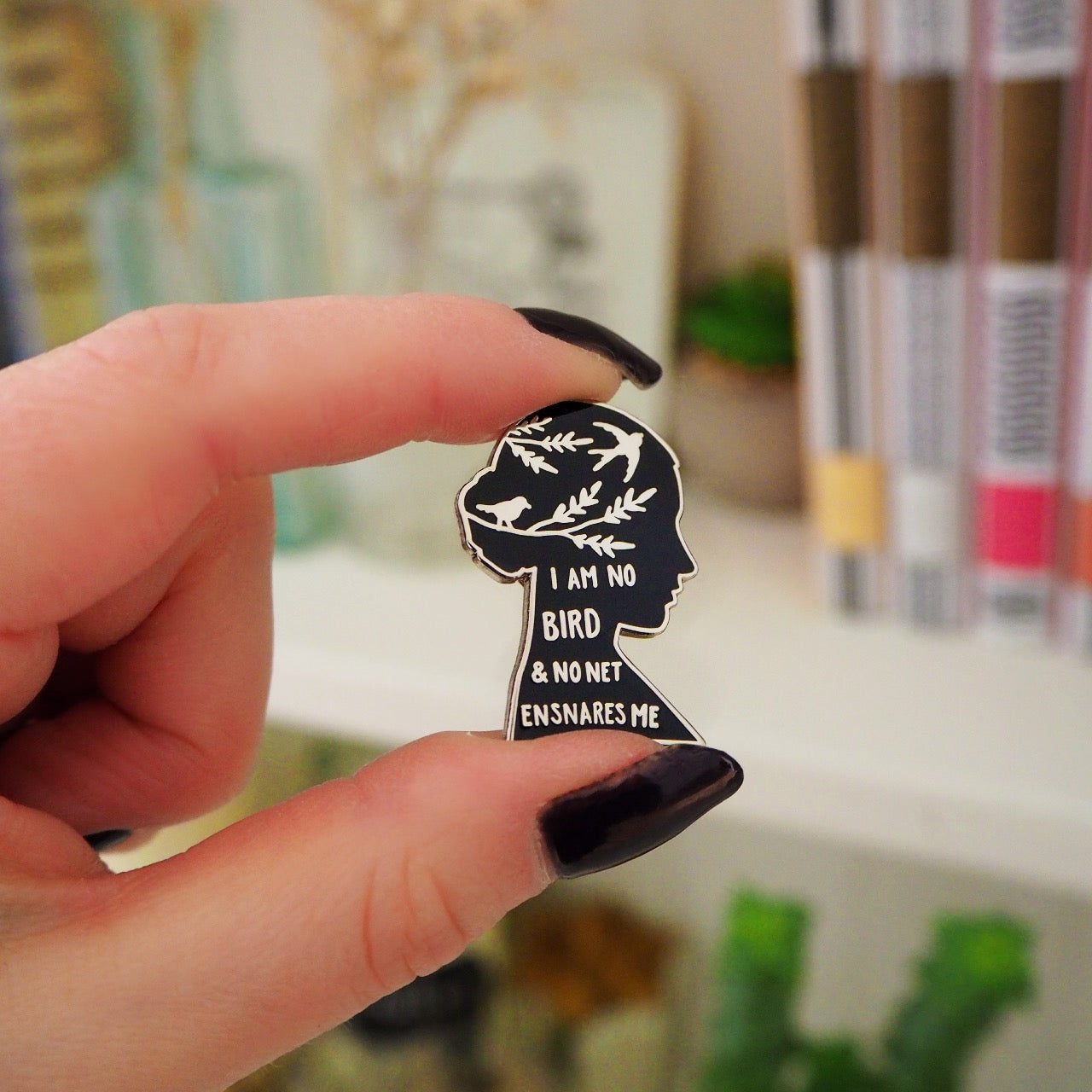 Jane Eyre Enamel Pin - Gothic Literature Collection - Literary Emporium 