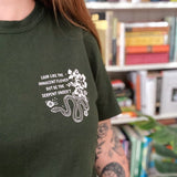 Lady Macbeth Green Serpent T-Shirt- Shakespeare's Heroines Collection