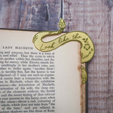 Lady Macbeth Brass Bookmark - Literary Emporium 