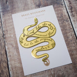 Lady Macbeth Brass Bookmark - Literary Emporium 
