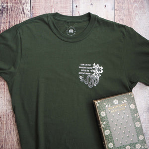 Lady Macbeth Green Serpent T-Shirt- Shakespeare's Heroines Collection - Literary Emporium 