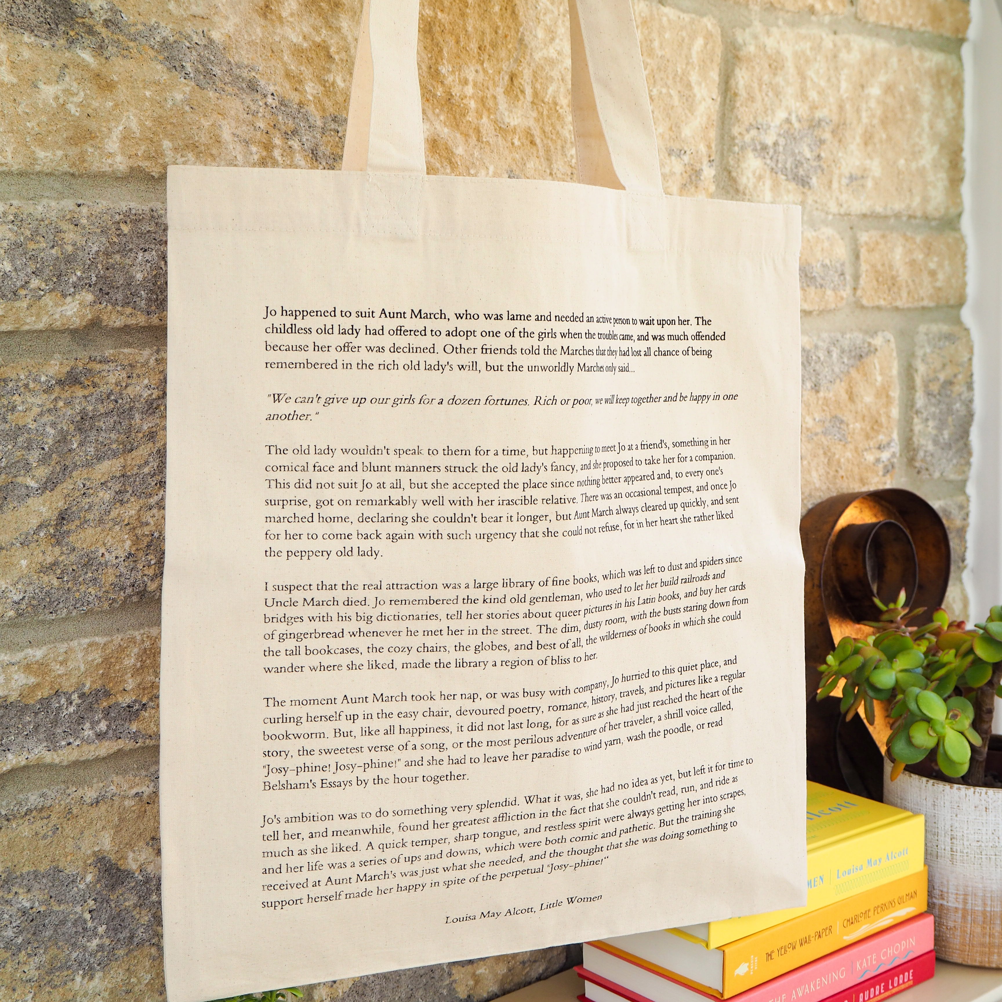 Little Women Cotton Tote Bag