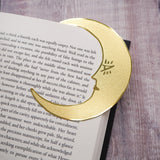 'Midnight Readers Club' Moon Brass Bookmark